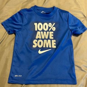 Nike boy size 7 short sleeve shirt.